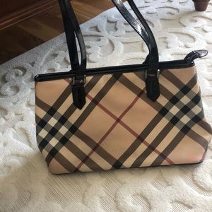 Burberry check handbag